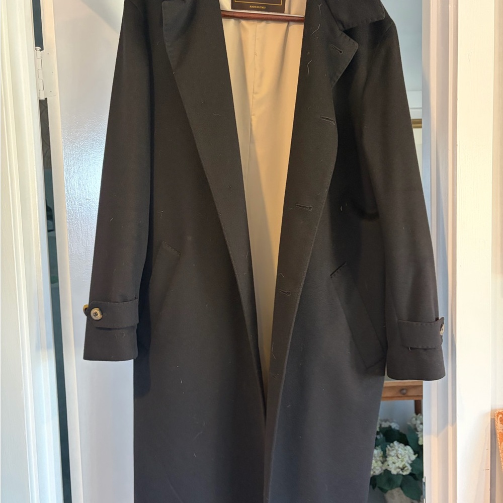 Loro Piana Black Men’s Cashmere 💯% Coat